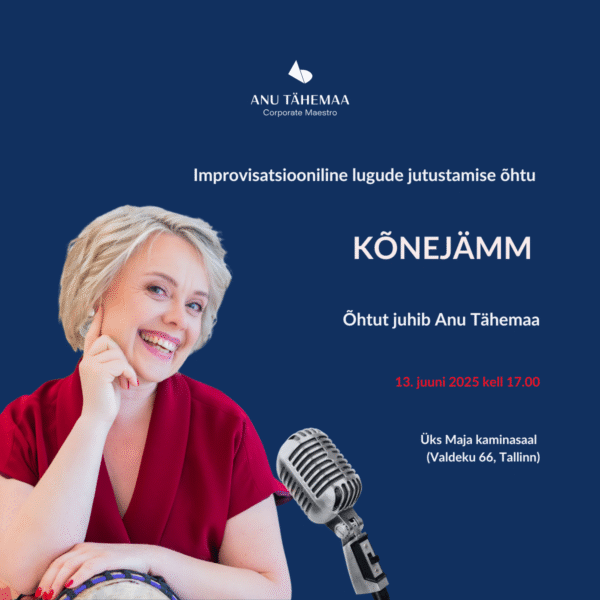 Jämmiõhtu Üks Maja kaminasaalis 13.06